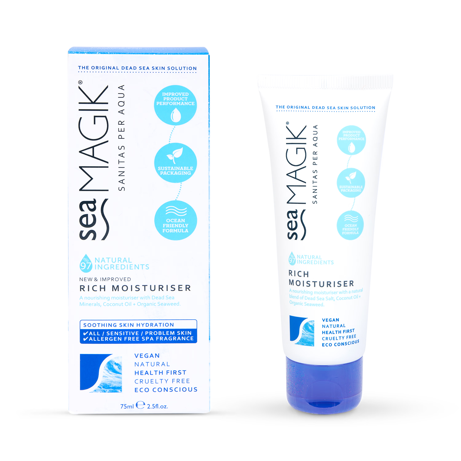 Rich Hydrating Facial Moisturiser with Dead Sea Minerals and Coconut Oil