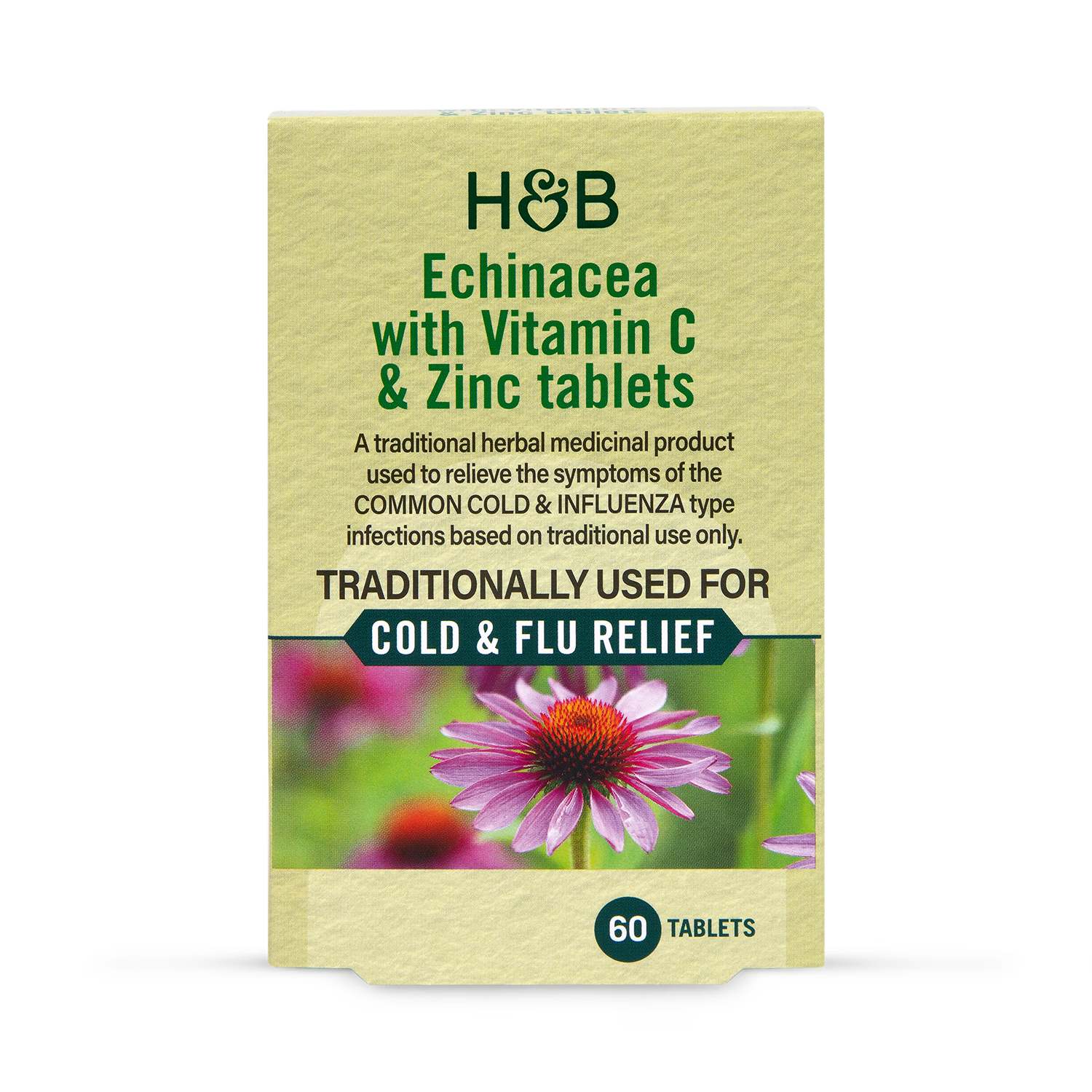 Holland & Barrett Echinacea Vitamin C Zinc Tablets 60 - British product