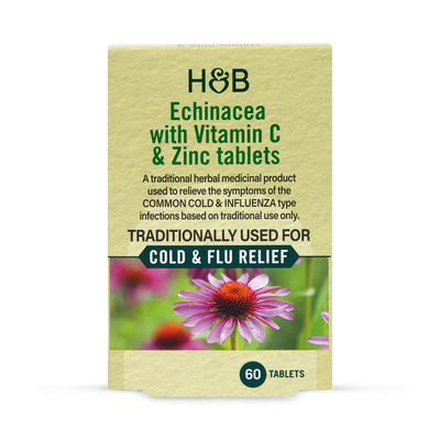 Holland & Barrett Holland & Barrett Echinacea with Vitamin C & Zinc Immune Defence Tablets 60 tablets- Buy online at McGrocer