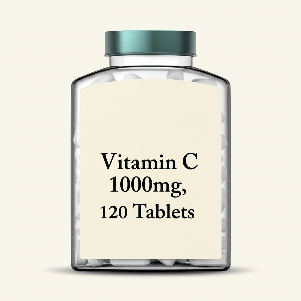 Holland & Barrett Vitamin C 1000mg 120 tablets, UK version