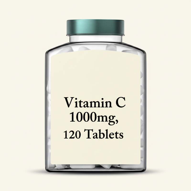 Holland & Barrett Vitamin C 1000mg 120 tablets, UK version