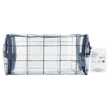 Superdrug cosmetic bag navy cube clear - British product