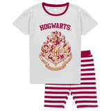 Harry Potter Womens Hogwarts Crest Short Pyjama Set (XS) GOODS Superdrug   