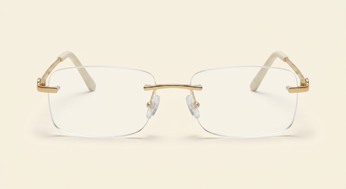 Cartier Panthère rectangle-frame metal optical glasses CT0494O - British product