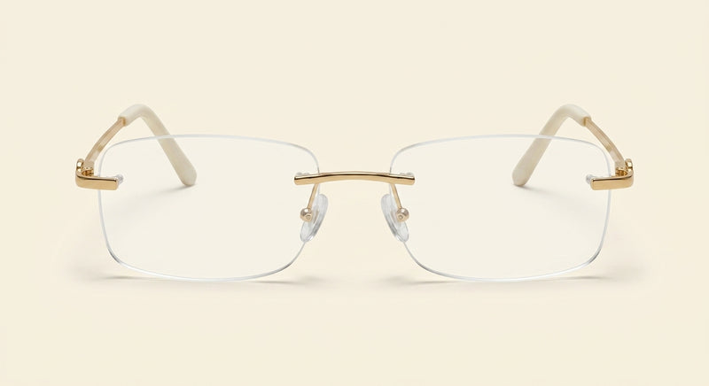 Cartier Panthère rectangle-frame metal optical glasses CT0494O - British product