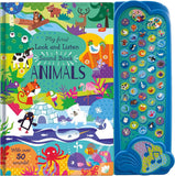 Interactive sound book with 50 buttons for children - British product