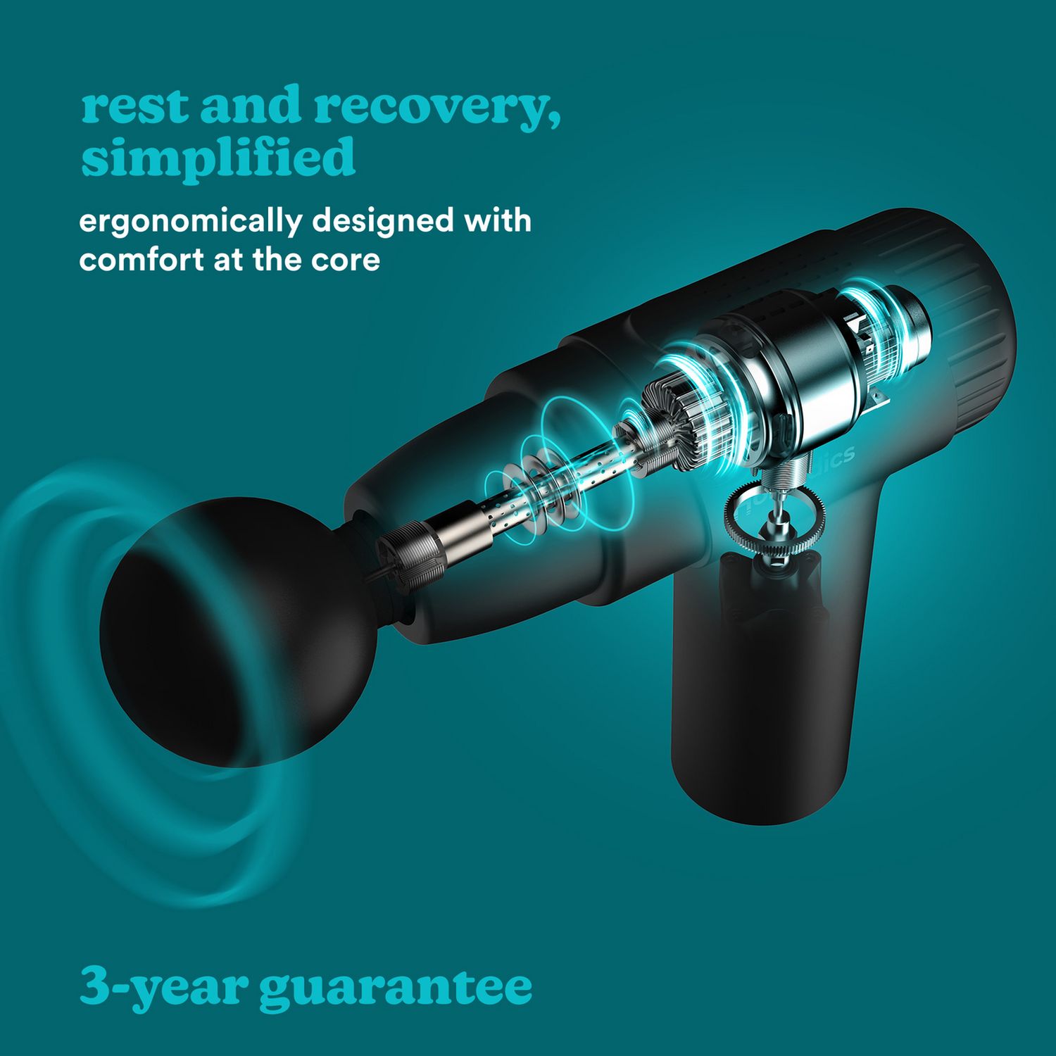 HoMedics Novo Mini percussion massage gun - British product