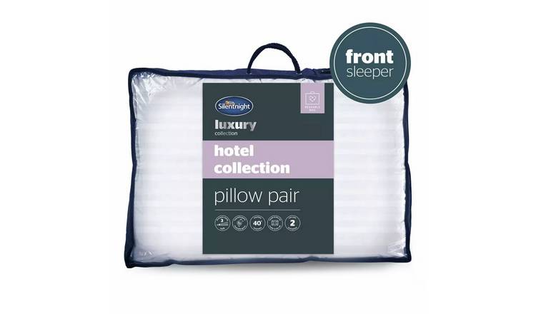 Silentnight Hotel Collection soft pillow 2 pack, imported from the UK