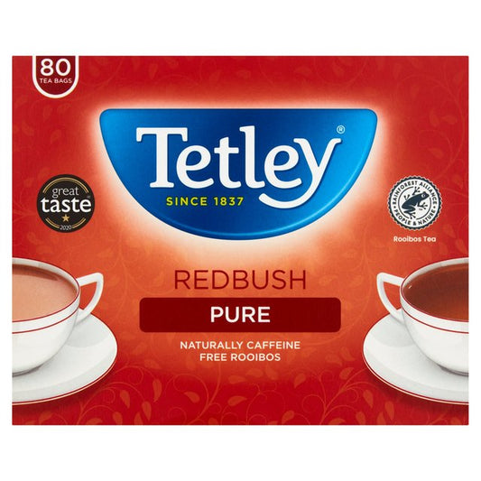 Tetley Redbush Tea Bags   80 per pack