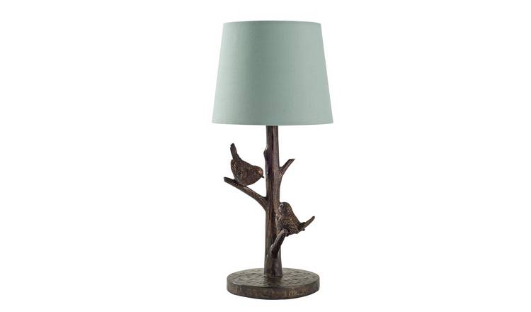 Argos Home bird lamp brown - British product