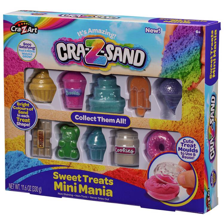 Cra-Z-Sand Sweet Treats Mini Mania creative sand toy, imported from the UK