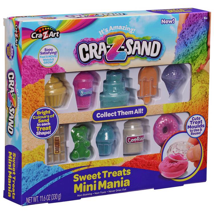 Cra-Z-Sand Sweet Treats Mini Mania creative sand toy, imported from the UK