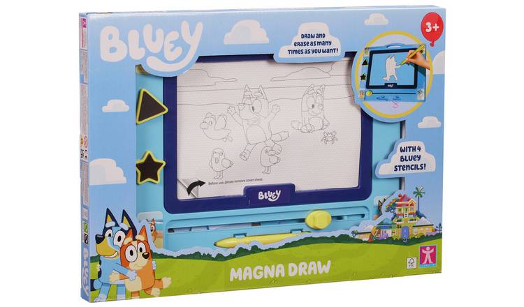 Bluey Magna Draw magnetic drawing tablet for kids (British brand)