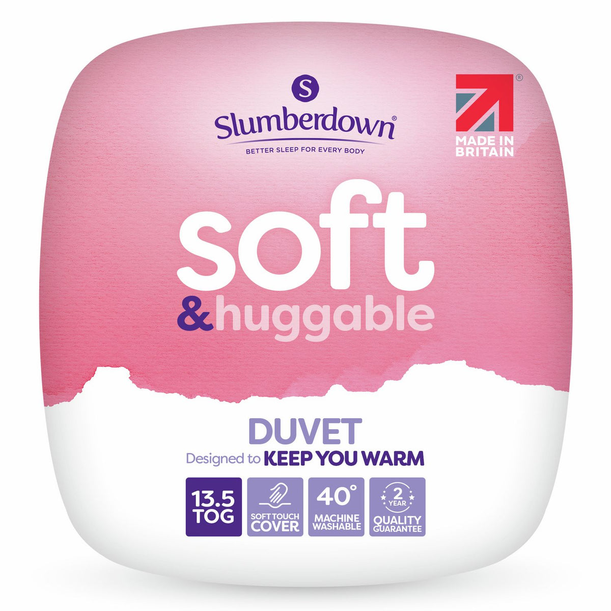 Slumberdown duvet single 13.5 tog, imported from the UK