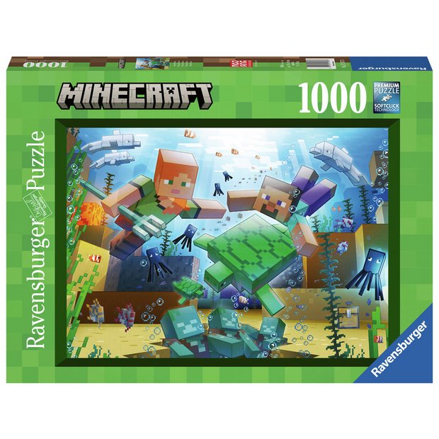 Ravensburger Minecraft jigsaw puzzle 1000 pieces - British product