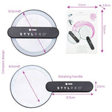 STYLPRO handheld LED mirror black (British brand)