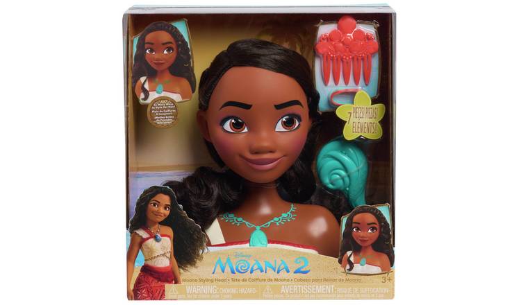 Disney Moana styling head toy - British product
