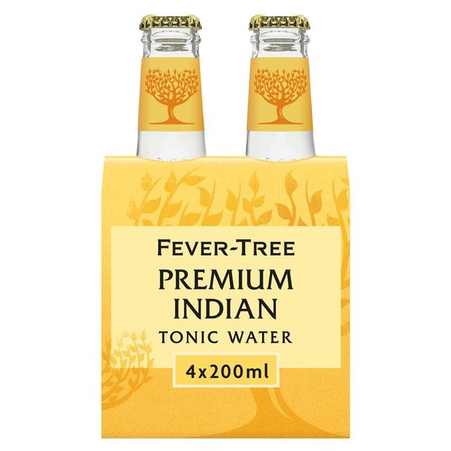 Fever-Tree Premium Indian Tonic Water   4 x 200ml GOODS M&S   