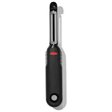 OXO Softworks swivel peeler black, imported from the UK