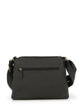 Pavers multi-pocket leather cross-body bag, imported from the UK