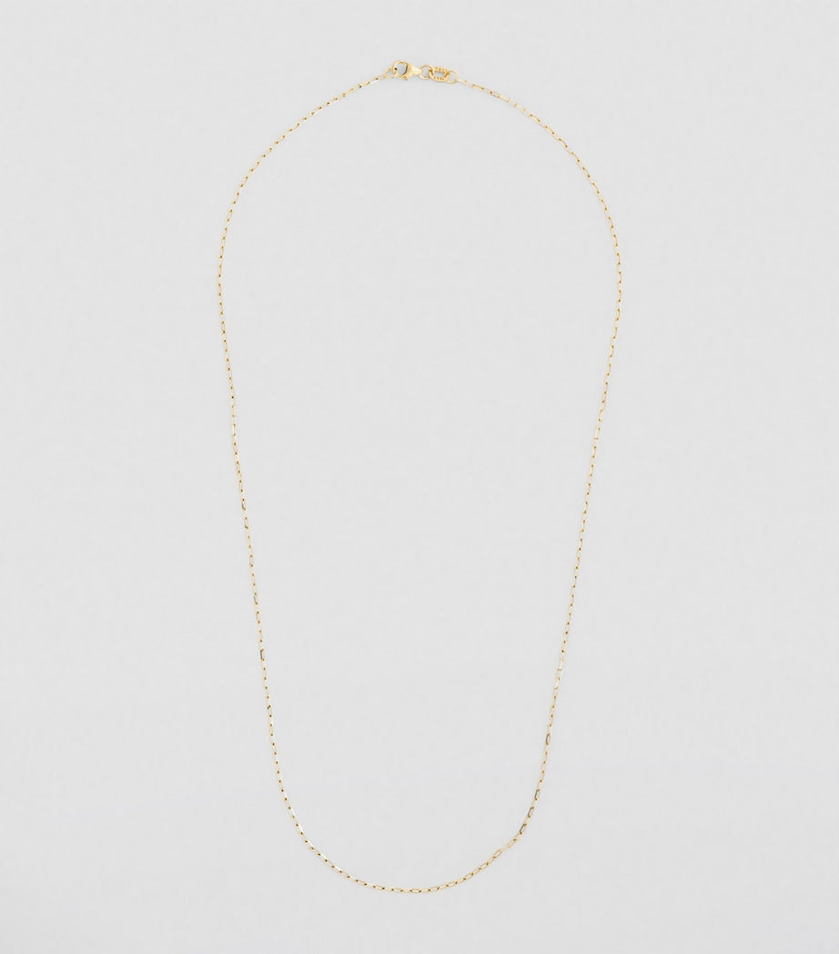 Jade Trau yellow gold chain necklace, imported from the UK