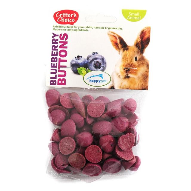 Critter's Choice Blueberry Buttons Small Animal Treats   40g GOODS M&S   