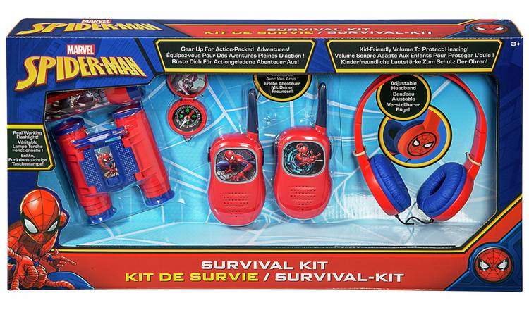 Marvel Spider-Man Three Piece Walkie Talkie Adventure Set GOODS Argos