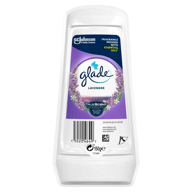 Glade Solid Bathroom Gel Lavender Air Freshener   150g GOODS M&S   