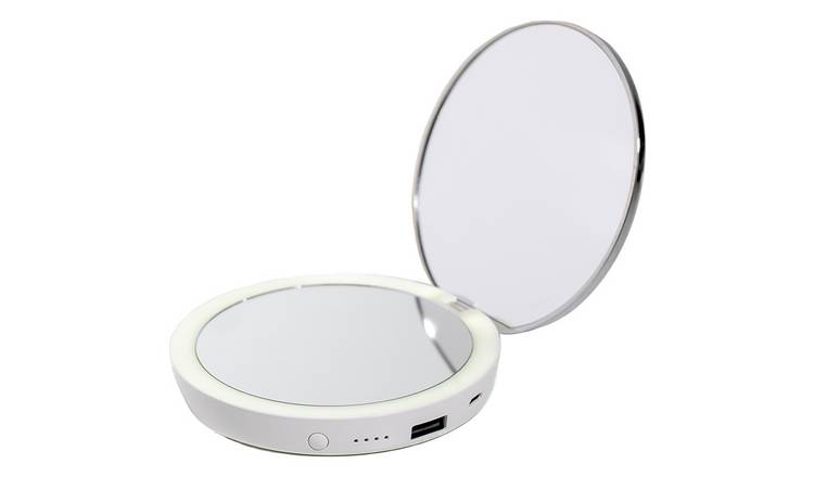 Stylpro Flip and Charge powerbank compact mirror, imported from the UK