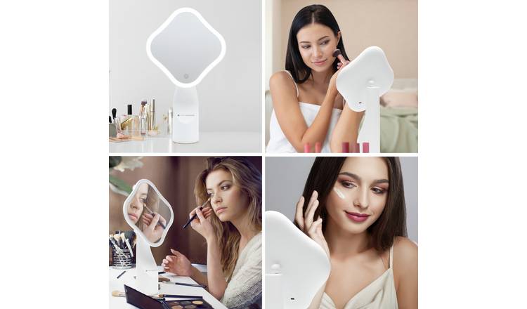 Rio illuminated flower mirror with LED lights (British brand)