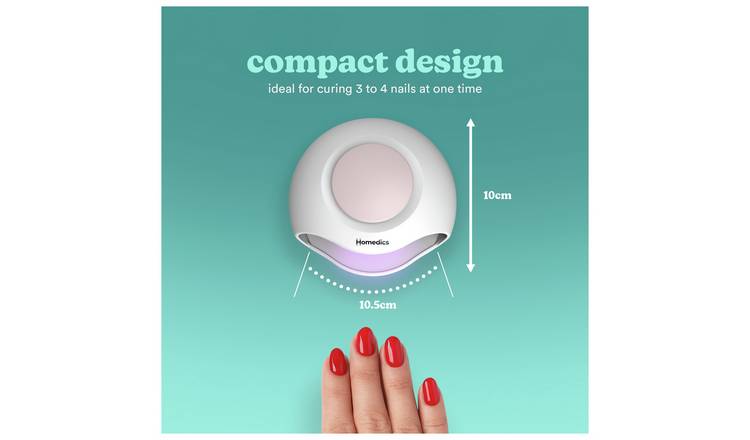Homedics 2-in-1 UV Nail Lamp for nail care - British product