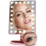 Rio touch dimmable cosmetic mirror rosegold (British brand)