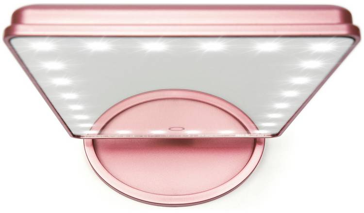 Rio touch dimmable cosmetic mirror rosegold (British brand)