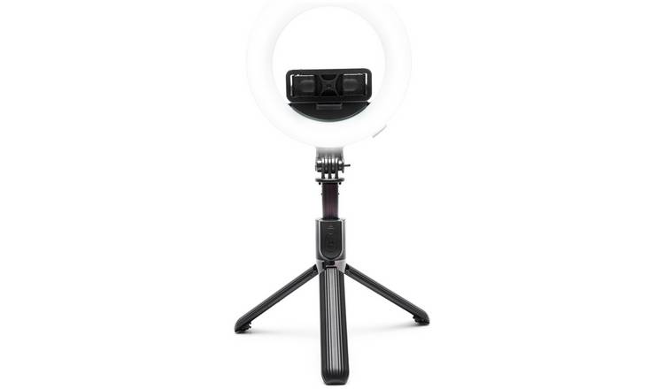 Rio adjustable vlogging tripod ring light, imported from the UK