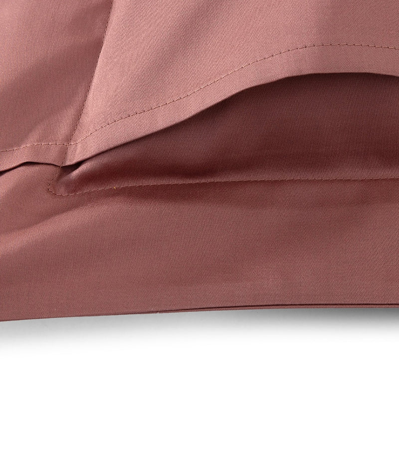 Yves Delorme Triomphe Santal square oxford pillowcase 65cm x 65cm (British brand)