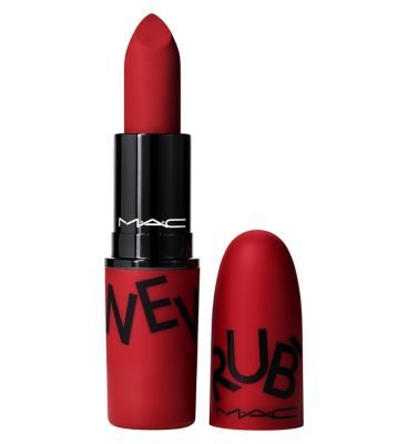 MAC Powder Kiss Lipstick GOODS Boots ruby new  