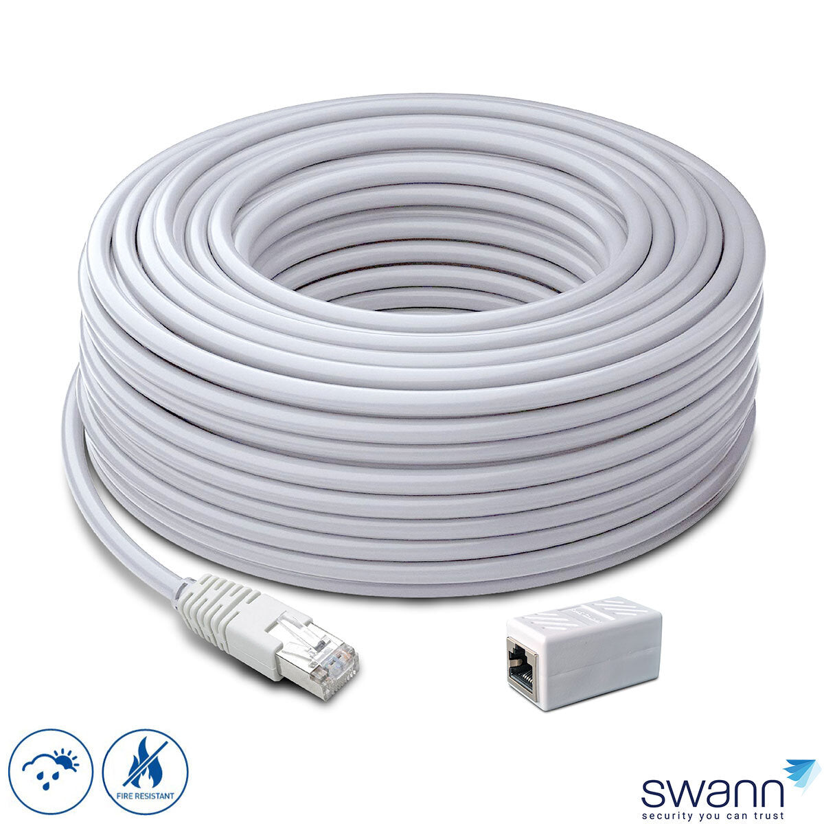 Swann network extension cable RJ45 60m, UK version