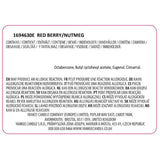 Nature's Wick redberry nutmeg multiwick candle, UK version