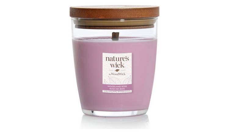 Nature's Wick Woodland Rose candle 11.3cm, UK version