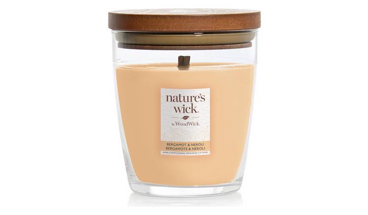 Nature's Wick Bergamot Neroli singlewick candle (British brand)