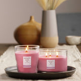 Nature's Wick Woodland Rose multiwick candle (British brand)