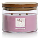 Nature's Wick Woodland Rose multiwick candle (British brand)