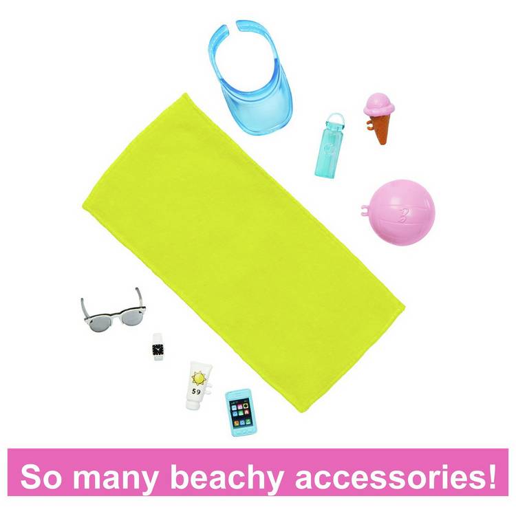 Barbie Ken doll with swim trunks and beach accessories 12 inches, UK version