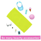 Barbie Ken doll with swim trunks and beach accessories 12 inches, UK version