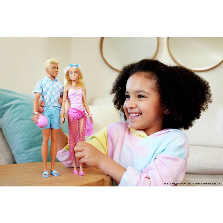 Barbie Ken doll with swim trunks and beach accessories 12 inches, UK version