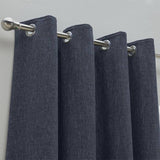 Habitat blackout eyelet curtains navy 117x137cm, UK version