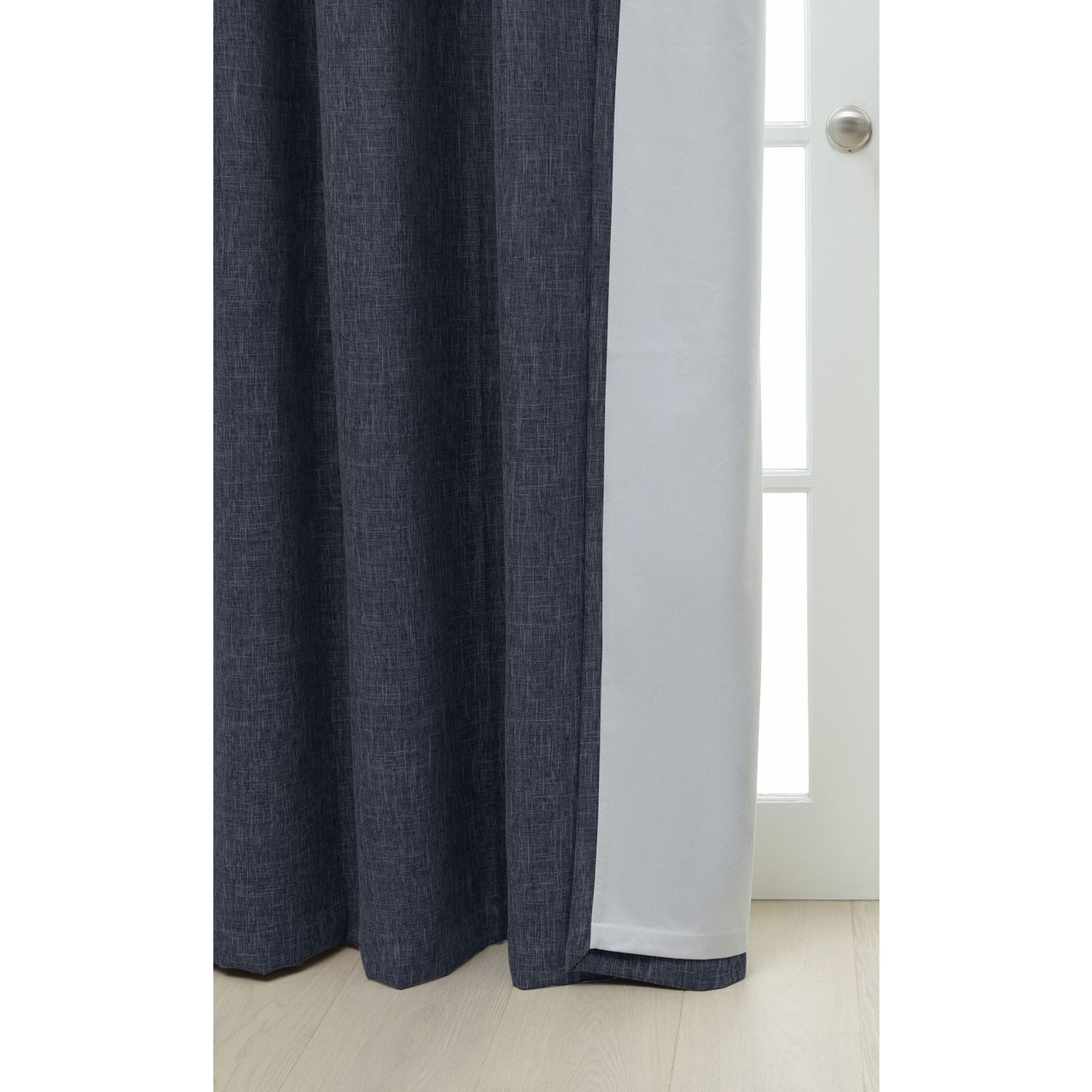 Habitat blackout eyelet curtains navy 117x137cm, UK version