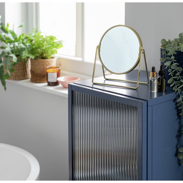Argos Home swivel mirror 21x19cm, imported from the UK