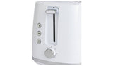 Cookworks white 2-slice toaster with plastic exterior - British product