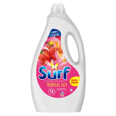Lessive liquide Surf Tropical Lily, 100 lavages